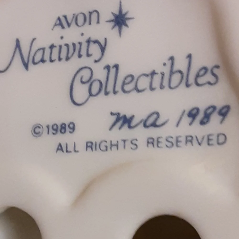 Avon Nativity Collectibles The Cherub Porcelain Figurine